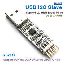 I2C to USB I2C SLAVE USB to IIC SLAVE HIGH-speed I2C Converter FT201XS FTDI