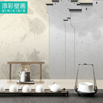 3d Roof Eatery Wallpaper Hotel Bag Box Background Wall Paper Chinese Vintage Wall Cloth Emblems Building 5d Large Mural Custom