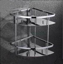 Export Germany N series 304 stainless steel toilet double mesh blue set corner frame bathroom shelf tripod