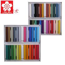 Japan imports SAKURA cherry blossom 24 color chalk 24 color suit