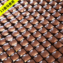 13 diamond crystal glass edge mosaic TV background wall ktv high-grade living room tile mirror wall stickers