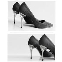 HChen Korea handmade custom light lavish sexy inlaid drill fine with star pointed heels