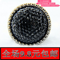 High-end button special price coat button windbreaker womens button imitation crystal button 22mm 25mm 30mm