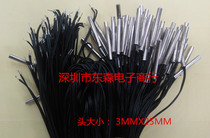 NTC Temperature Sensor Specification 3X25MM 100k B Value 3950 Precision 1% 10k Line 28 1m