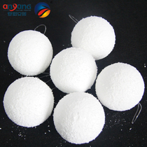 Anyang Christmas Festival decoration gift tree pendant creative stage layout foam Snow Powder Ball 6 sets