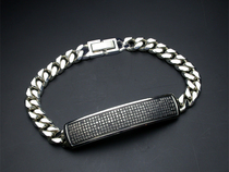 Tang Mifa Instrumental Truth to Sanskrit Sanskrit Ornament Van Van bracelet Sanskrit warm up in the pan Van Govt pure silver handmade