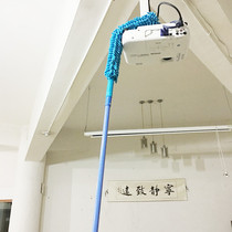 Bed bottom cleaning artifact Chenille bendable folding telescopic dust duster feather duster sweep brush lengthened