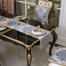 Table flag cloth Nordic modern minimalist TV cabinet Strip Five Bucket Cabinet Tea Table Beauty Chinese Light Lavish Table Tea Table Decoration