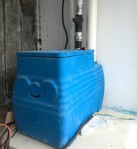 Italian BLUEBOX150G100 imported sewage raiser with electric engineering plastics BLUEBOX150