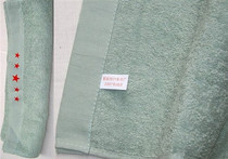 New towel outdoor camping towel military green towel cotton antibacterial and easy to carry