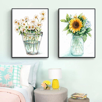 Hipster Diamond Painted Diamond Embroidery 2018 Simple Modern Restaurant Sunflower Traps Crossstitch Living Room Simple