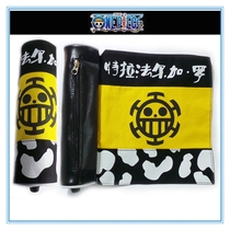 One Piece Trafalgar logo reel pen holder Student reel pen bag Pen holder Stationery box Creative pen bag