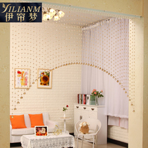 Feng Shui curtain bead curtain Crystal partition curtain finished curtain porch living room bedroom shoe cabinet kitchen curtain curtain