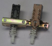 Key switch 6-pin straight key power switch single self-locking switch push switch