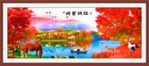 197 film poster material oil painting decorative painting wall painting hanging painting 261 landscape painting