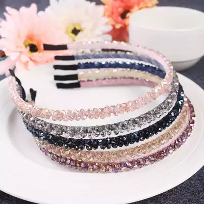 Student hair card middle school students Primary school pressure hair widened girl small number wide side child street girl rhinestone hair hoop