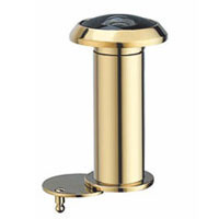 All copper pure copper cat eye HD optical wide angle cat eye door mirror anti-theft door diameter glass lens with cover 14MM