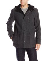 KENNETH COLE NEW YORK mens woolen overcoat hooded American direct mail