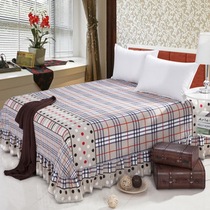 Sanbao time-honored imported Swedish velvet bed skirt cotton bed cover bed cover fitted sheet non-slip bed cover mattress cover