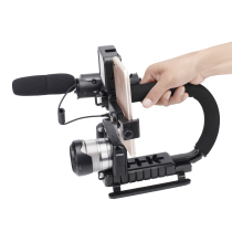 Mobile phone SLR camera connected to the synchronization monitor Handheld stabilizer bracket microphone video wedding shooting video