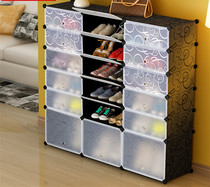 Shoe rack simple multi-layer College student dormitory storage shoe cabinet plastic detachable assembly household shelf dustproof multi-layer