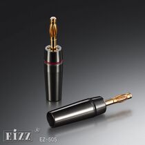 EIZZ connector EZ-505 pure copper gold-plated solder-free speaker speaker line plug banana head