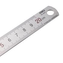 Powerful 8462 steel ruler 20CM steel ruler ruler 20 cm stainless steel ruler office supplies stationery learning