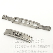 Watch accessories stainless steel folding buckle disassembly double open butterfly buckle ceramic tungsten steel strap connecting buckle