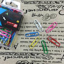 Boxed colorful 28MM paper clip clip clip book clip bookmark color paper clip