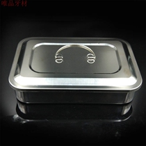 Stainless steel square disc dental material instruments for oral dental materials