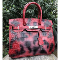 Genuine leather handbag women 2022 new lock bag in European and American platinum fine large bag hand single shoulder lady bag bag