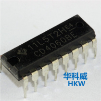 Brand new original dress CD4060BE 14 grade binary serial count CD4060 straight plug DIP-16