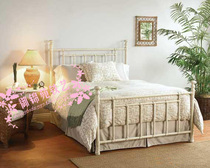 yD486 iron bed Nordic simple iron bed double bed 1 8 m apartment bed iron frame bed can be customized