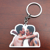Creative cherish Hero keychain Lin Dan Li Zongwei Badminton pendant jewelry Badminton lock keychain