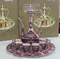 Russian wine set High-grade ethnic wine set Tea set decoration furniture