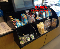 Acrylic supermarket shelves Convenience store display rack cashier display rack Biscuit chocolate rack Dessert rack
