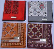 Japanese made Dior pure cotton lady handkera classic pattern soft and absorbent