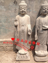 Stone Sculpture Sitting Buddha Standing Buddha Green Stone As Old Buddha Statue Green Stone Carving station Buddha Stone Sculpture Pendulum 017