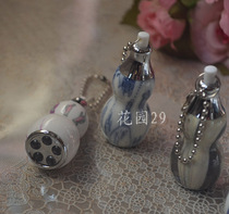 Mini glare key egg bamboo gourd lamp super bright check box mini flashlight customizable LOGO