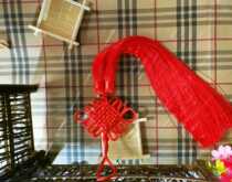 China knot hanging decoration(No 3 8 disc knot rayon tassel spike spike length 30cm) car decoration factory direct sales