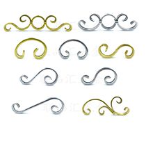 304 stainless steel European gate window flower balcony guardrail staircase welding art flower decoration accessories new tube flower