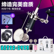 ISS 500 small bottle condenser microphone s500 anchor K song recording professional yy equipment sound card set