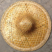 Large bamboo hat Rain hat Red Army hat Stage prop hat Fishing rain visor Fisherman hat