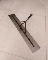 Manufacturer concrete shaped 800mm large and widened thick plaster plate can be installed with wooden handle high carbon steel trowel