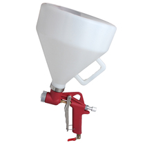 Plastic funnel spray gun plastic building exterior wall relief paint spray gun