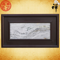 Natural Marble Painting Water Ink Flowers Marble King Hung Screen Home Office Collection