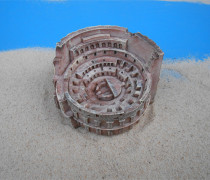 Psychological sand sand table game box Court therapy world architecture Roman arena big Gladiator Colosseum