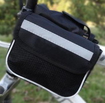 Bicycle front bag mountain beam bag double side bag saddle bag frame bag small upper pipe bag riding equipment