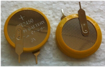 3V battery CR2450 vertical with solder foot battery CR2450 battery button battery Access card battery