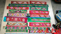 Old embroidery Miao embroidery Miao handmade embroidery Old embroidery strip Small embroidery strip National embroidery handmade embroidery strip
